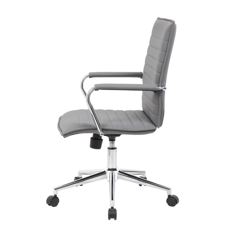 Boss Hospitality Task Chair with Fixed Chrome Arms