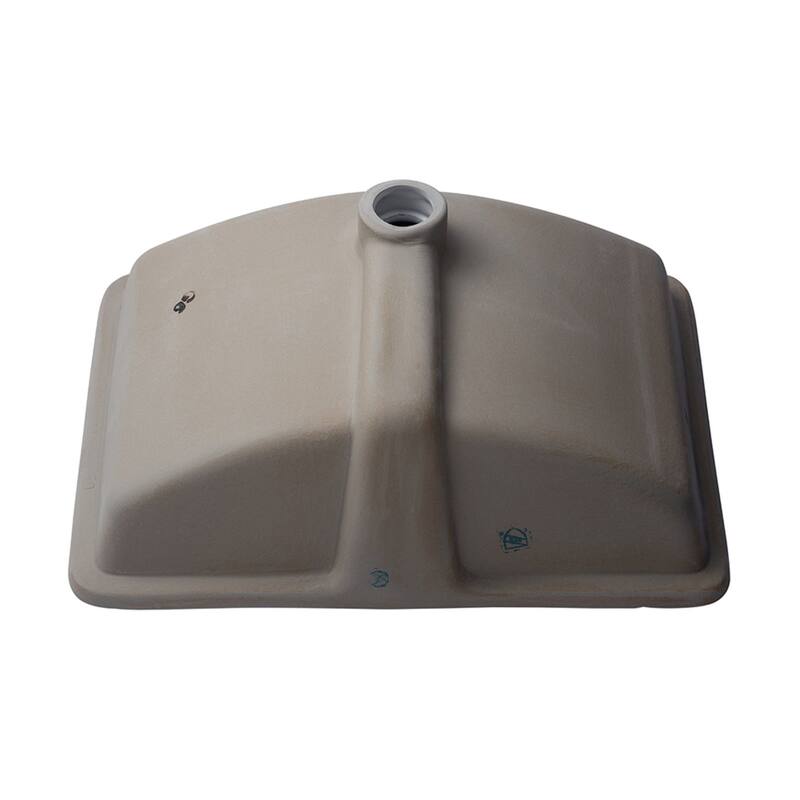 Lordear 21'' Undermount Vessel Sink Rectangle Porcelain Ceramic Lavatory Bathroom Sink (21 Inch)