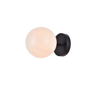 Miko Six inch Dual Flush Mount and Bath Sconce with Frosted Glass