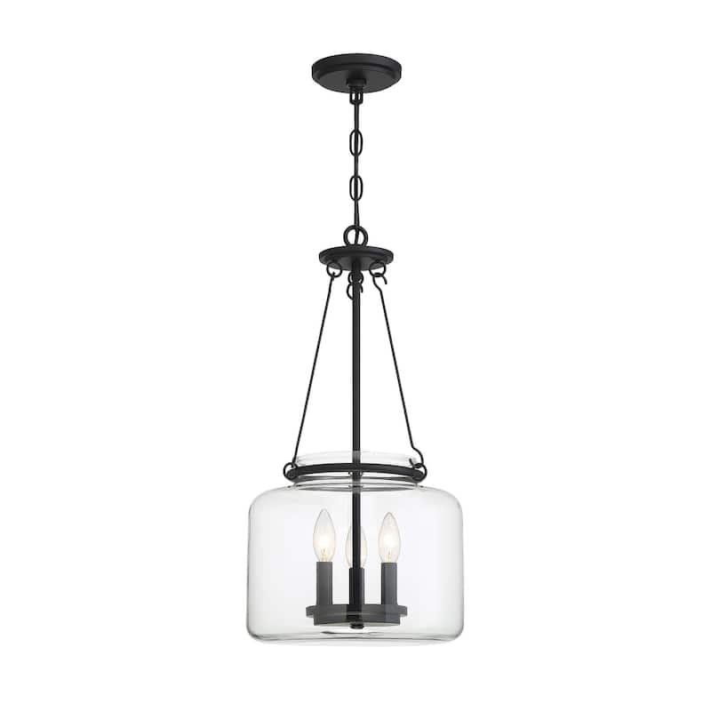 Savoy House Akron 3 Light 12" Wide Taper Candle Pendant