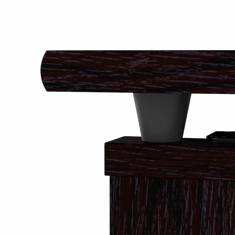 60W 3-position L-shaped Sit to Stand Desk with Hutch by Bush Furniture