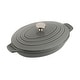 preview thumbnail 1 of 9, STAUB Cast Iron 9-inch x 6.6-inch Oval Covered Baking Dish - 9" x 6.6"