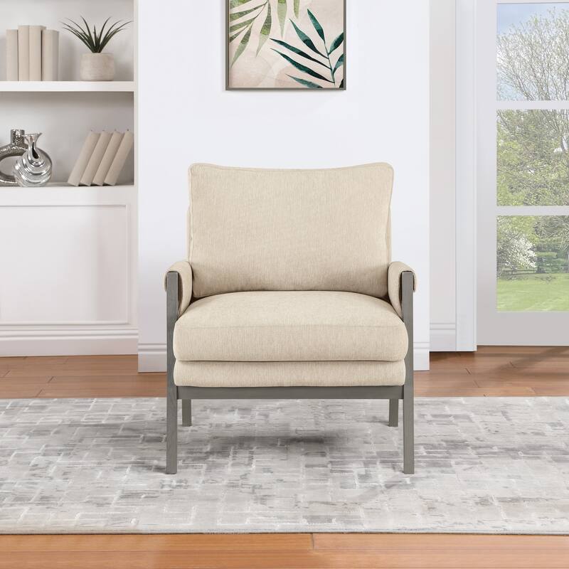 Wood Frame Armchair