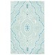 preview thumbnail 36 of 36, SAFAVIEH Handmade Wyndham Shubhra Modern Wool Rug 3' x 5' - Blue/Ivory - Rectangle