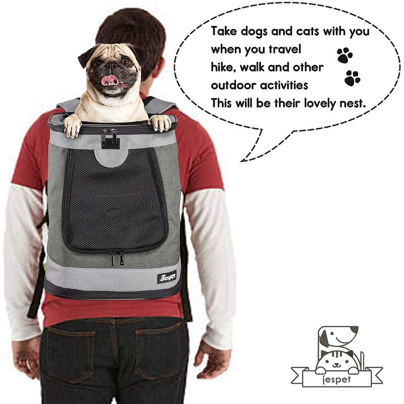 JesPet Soft Deluxe Backpack Pet Carrier