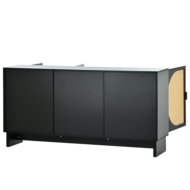 Storage Cabinet with Adjustable Shelves - N/A