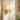 LALUZ Modern Farmhouse 11" H 1-Light Gold Wall Sconce Fabric Shade Bathroom Vanity Light - Dia. 6.7" x H 10.9"