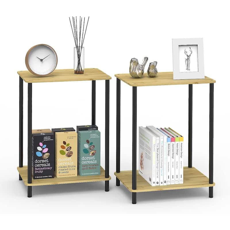 Small End Tables Living Room Set of 2