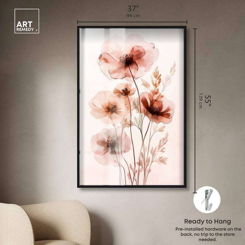 Petal Dye III Shadowbox by Art Remedy