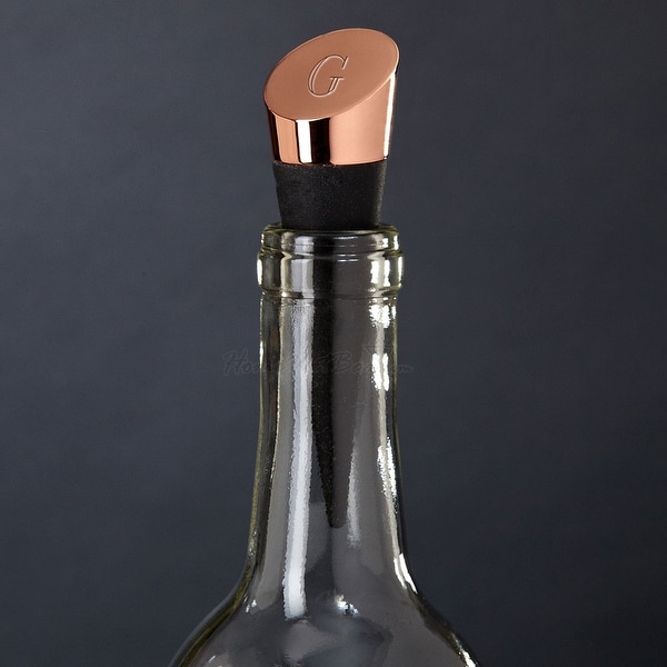 Highborn Personalized Wine Bottle Stopper, Copper. Opens flyout.