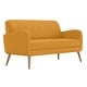 preview thumbnail 8 of 37, Carson Carrington Klaipeda Mid-century Modern Sofa Mustard Yellow