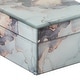 preview thumbnail 18 of 47, Wood Abstract Finish Lidded Storage Box