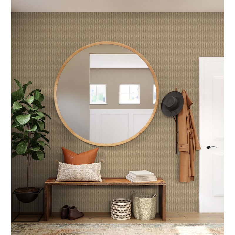 Seabrook Designs Eden Weave Unpasted Wallpaper