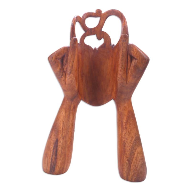 Novica Handmade Surprising You Wood Statuette