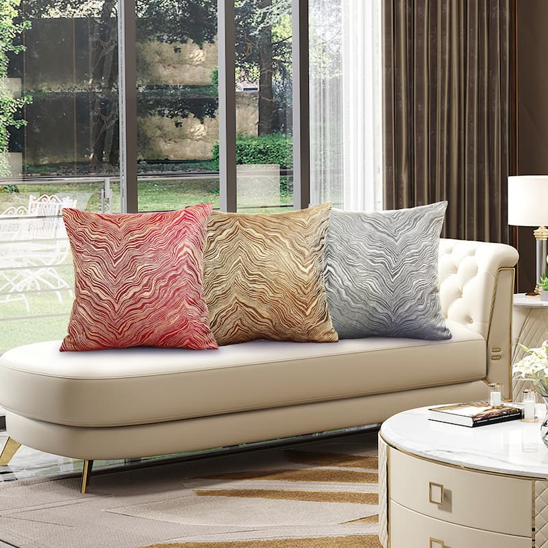 Violet Linen Boutique Zebra Patern Decorative Throw Pillow