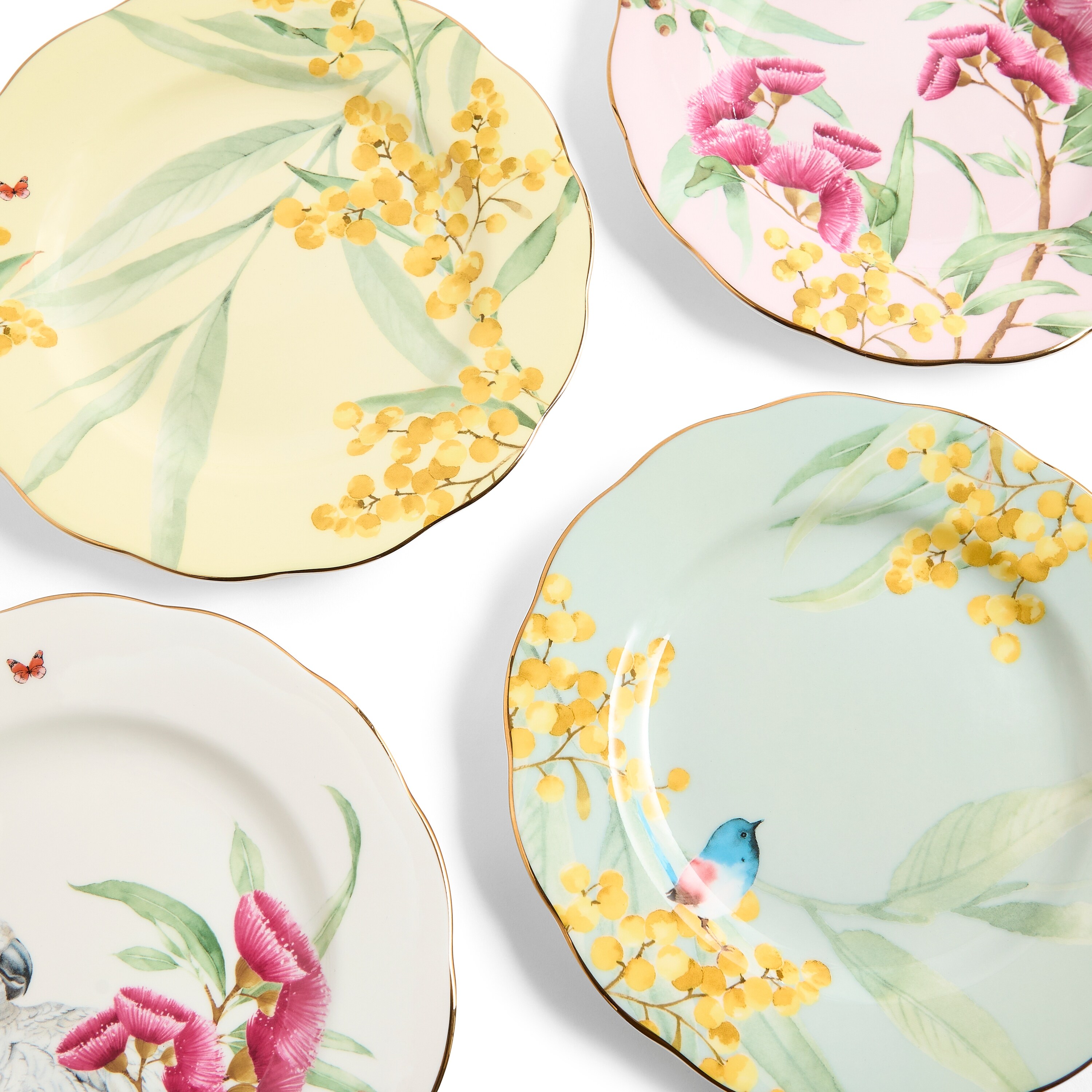 Royal Albert Miranda Kerr Australiana Plate 7.9in, Set of 4 - 7.9