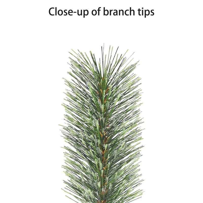 Puleo International 6 ft. Pre-Lit Pop-Up Collapsible Artificial Christmas tree