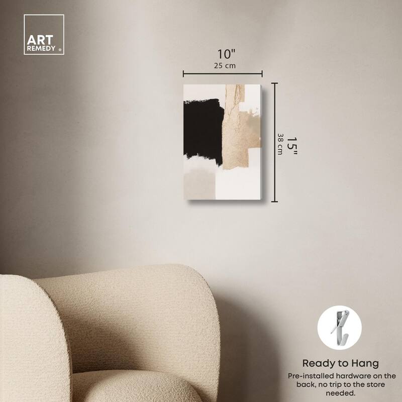 Earth and Ink II Canvas by Art Remedy, Gallery Wrapped