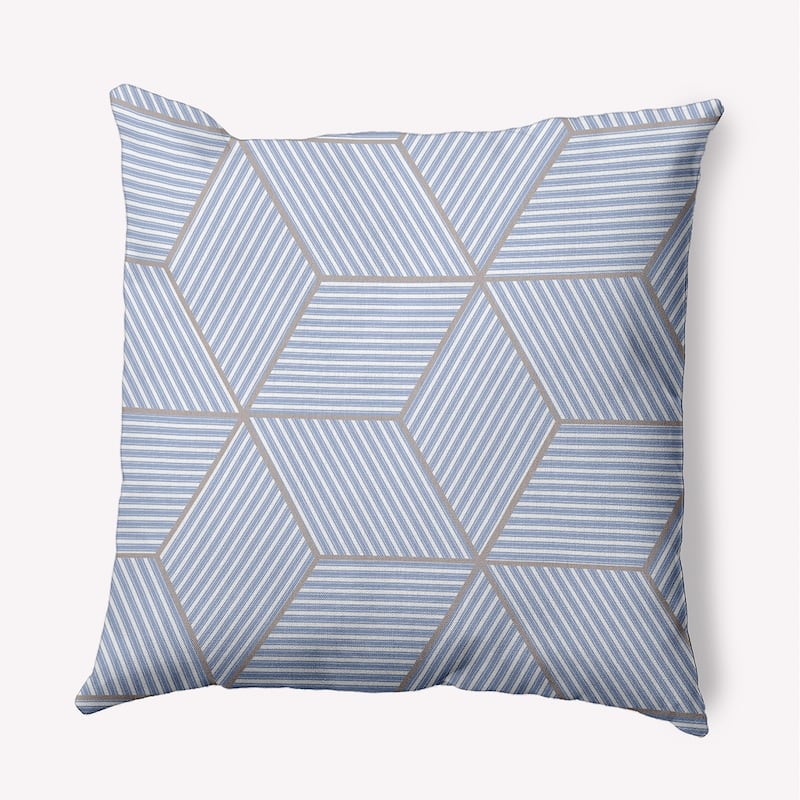 Cube Stack Decorative Throw Pillow - 18" x 18" - Peri