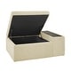 preview thumbnail 2 of 20, Sebastopol Boucle Fabric Storage Ottoman With Table and Casters by iNSPIRE Q Modern