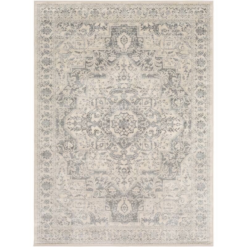 Livabliss Tyrus Traditional Medallion Area Rug