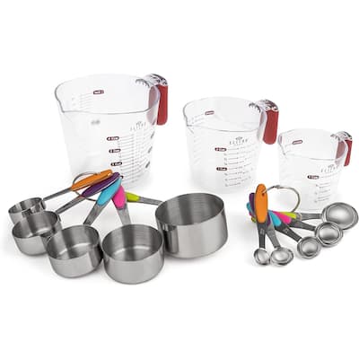 Elitra Home Measuring Cups and Spoons 13 Piece Set - 1" x 7.9" x 6.75"