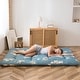 preview thumbnail 12 of 12, Floral Printed Rustic Style Japanese Floor Mattress Memory Foam Roll Up Futon Mattress