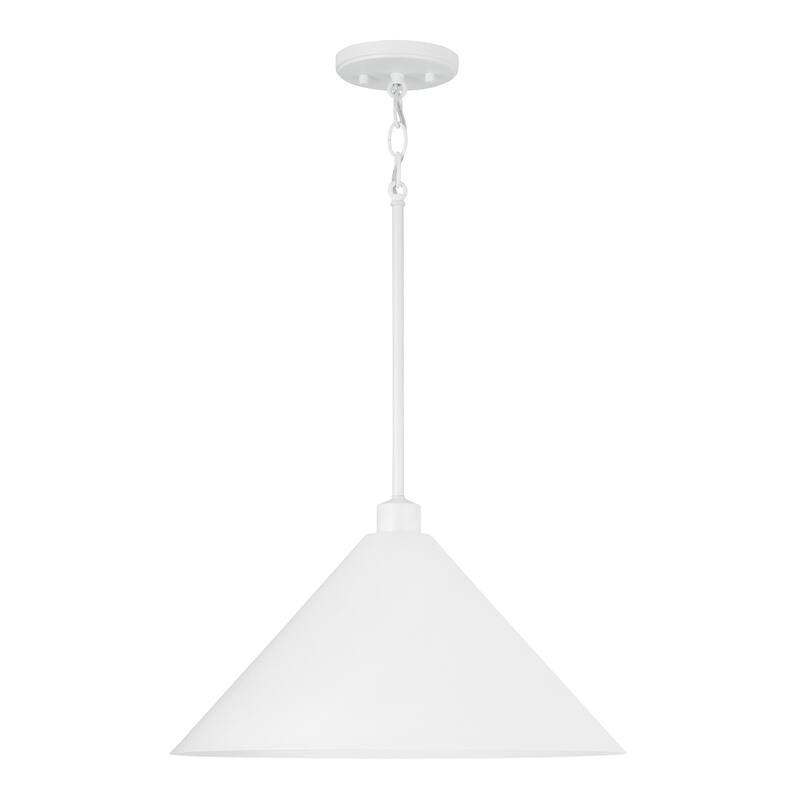 Alden 1-Light Pendant - 18"W x 10.25"H