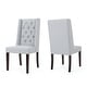 preview thumbnail 18 of 76, Blythe Tufted Dining Chair (Set of 2) by Christopher Knight Home