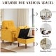 preview thumbnail 17 of 59, Adjustable Backrest Lounge Accent Chair Set with Storage Ottoman