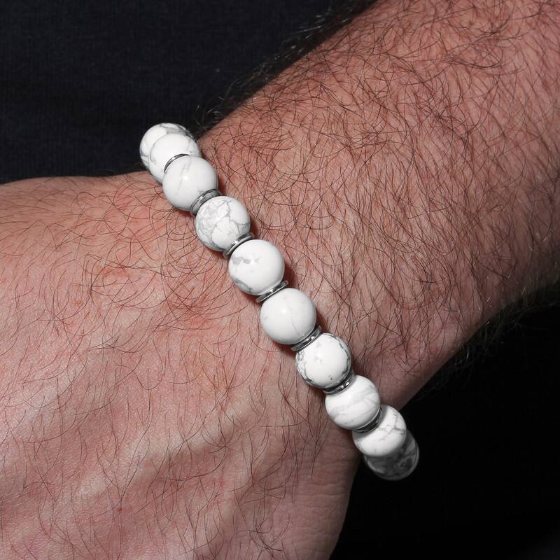 Steel Nation Stainless Steel Bead Bolo Bracelet