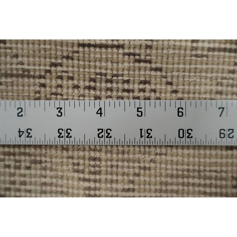 Hand Knotted Oriental 100% Wool Carpet Traditional Medallion Beige & Ivories Tabriz Area Rug - 9' 4'' X 6' 8''