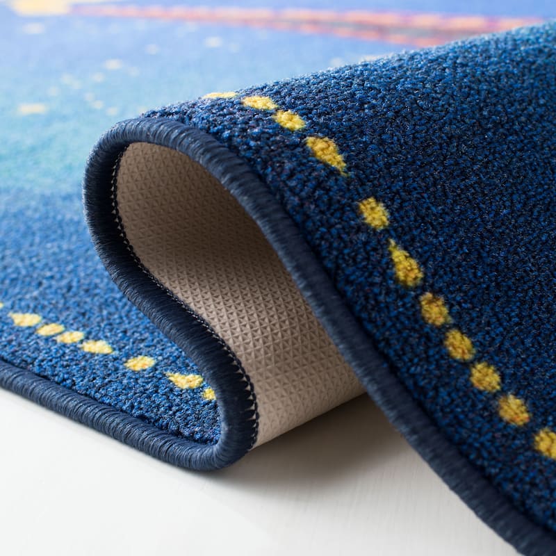 SAFAVIEH Machine Washable Slip Resistant Collection Inspired By Disney's Live Action Film Aladdin- Aladdin and Jasmine Rug