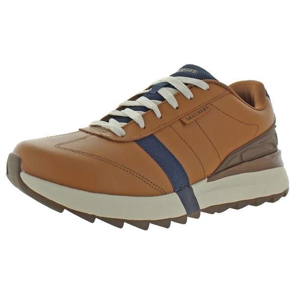 skechers memory foam brown