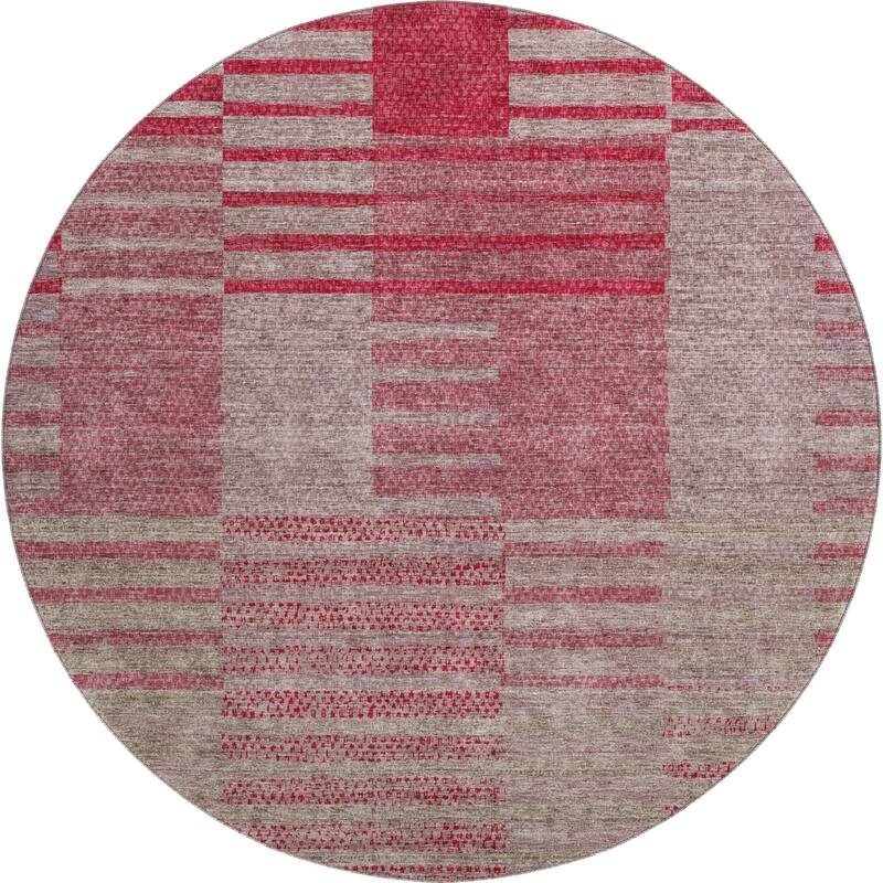 Premium Washable Super Soft Geo Stripe Mayfield Rug