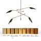 preview thumbnail 46 of 45, Modern Multi-Light Large Black Gold Sputnik Chandelier Metal Pendant Lights for Dining Room