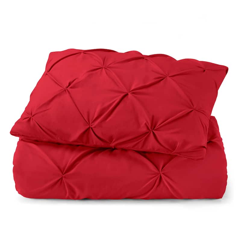 Nestl Pinch Pleat 3-piece Duvet Cover Set