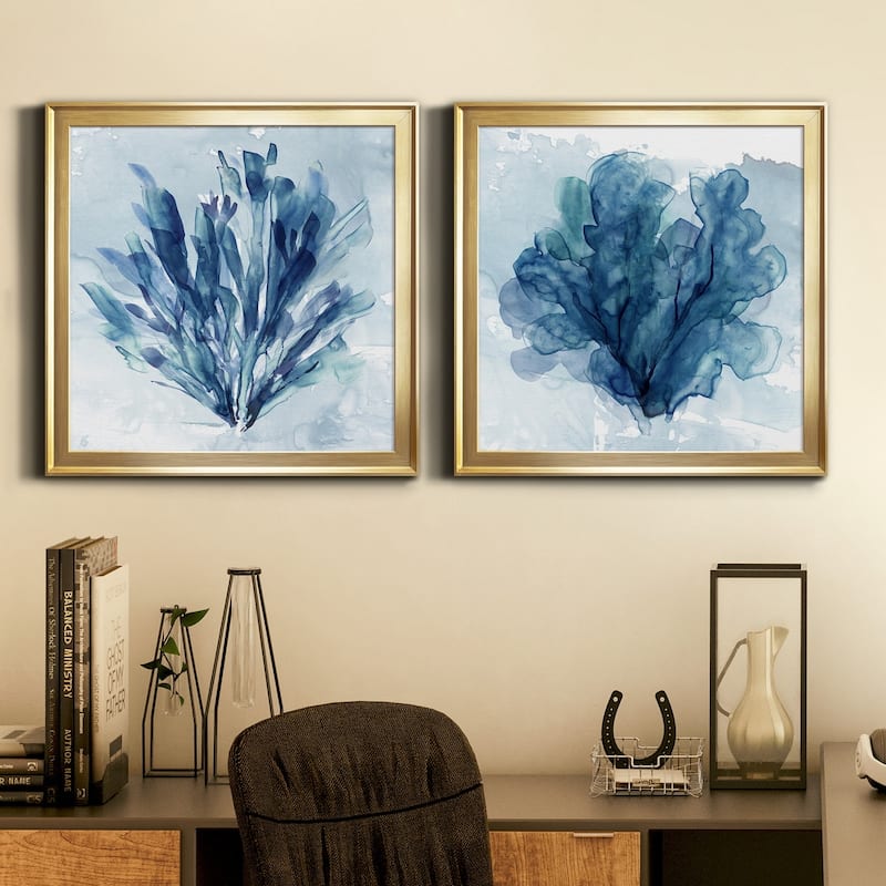 Coastal Coral I-Premium Framed Canvas - Ready to Hang - Multi-Color