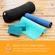 preview thumbnail 17 of 51, Sol Living Cylindrical Cotton Yoga Bolster