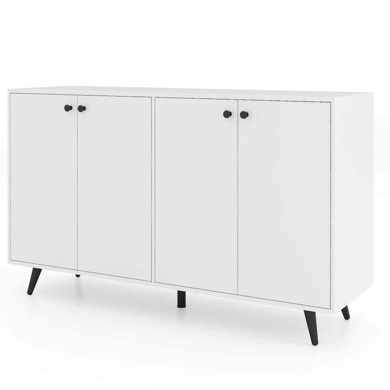 Costway Buffet Sideboard Mid Century Modern 4-Door Storage Cabinet 50" - See Details
