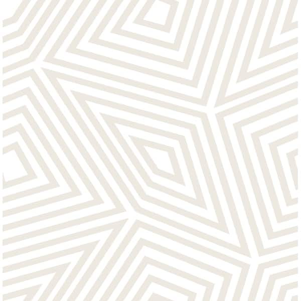 slide 2 of 3, A-Street Prints Sterling Kaleidoscope Wallpaper