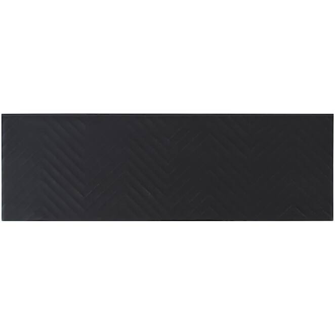 Ackland AKNPTMETMIX4X12G-CA Metrola - 4" x 12" Ceramic Herringbone and - Carbon