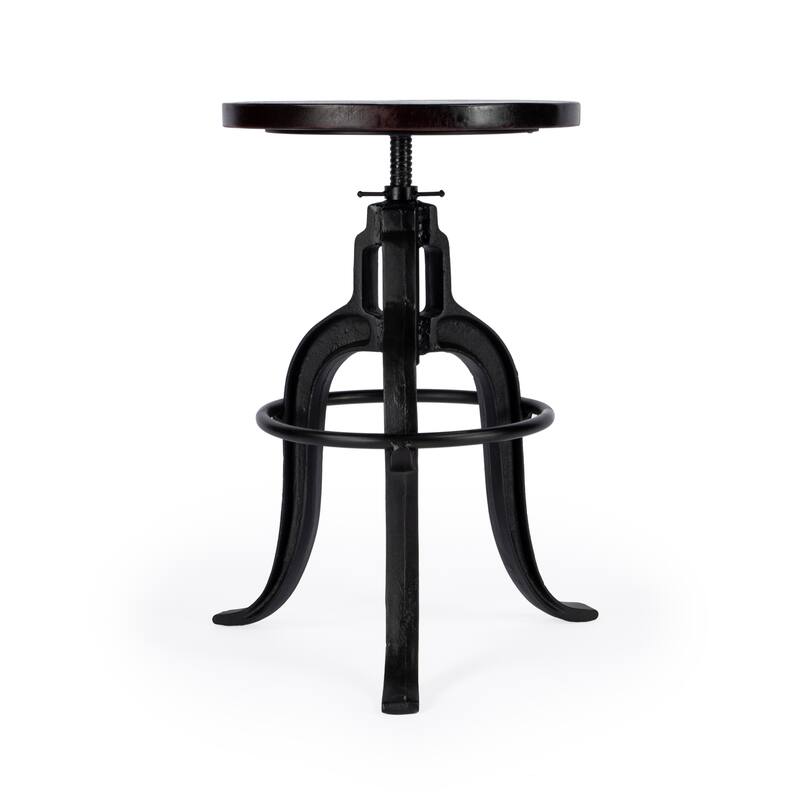 Gladney Iron Revolving Bar Stool