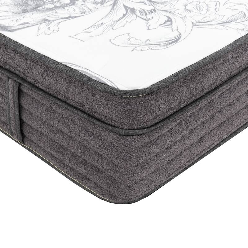 Blossom 15-Inch Euro Top Medium Memory Foam Hybrid Mattress in a Box