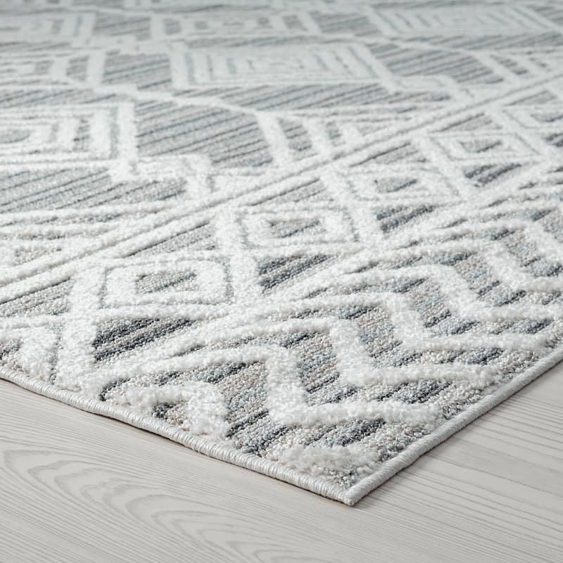 Monique Moroccan Diamond Indoor Area Rug