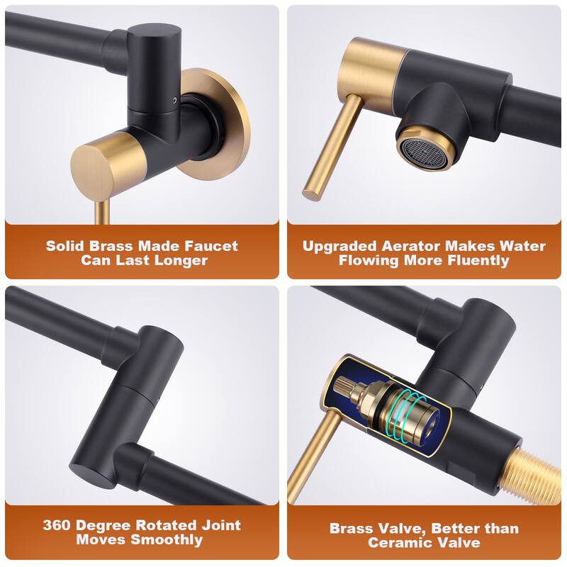 WOWOW Wall Mounted Pot Filler