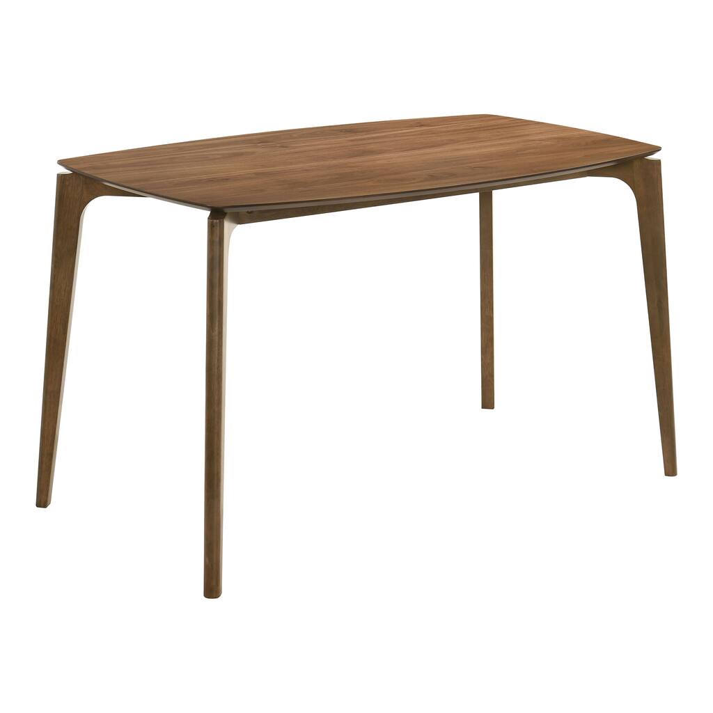 Furniture of America Shaw Mid-century Walnut Wood Counter Height Dining Table