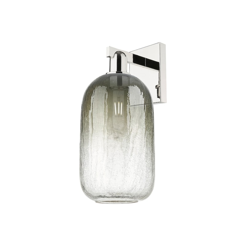Innovations Lighting 716-1W-17-7 Brookhaven Cloche Sconce Brookhaven - Polished Nickel / Slate