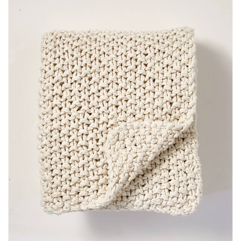 DKNY Pure Chunky Knit Throw