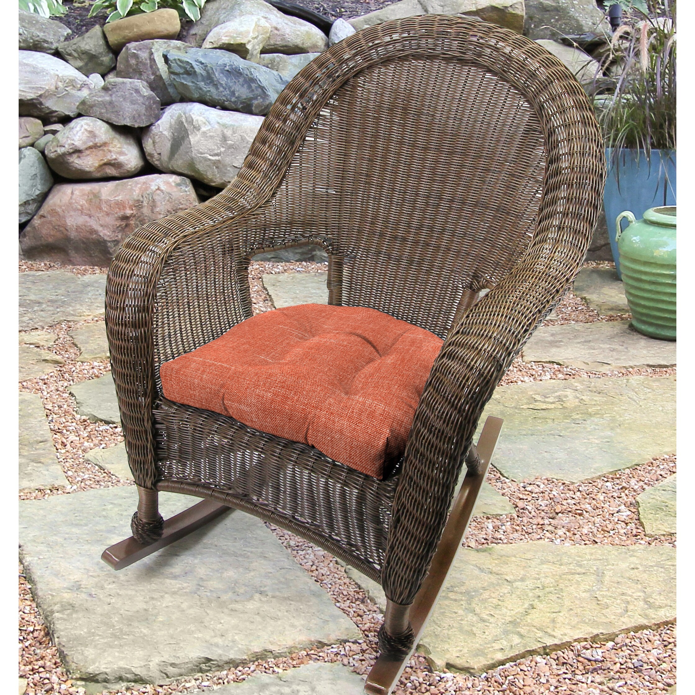 square wicker chair cushions